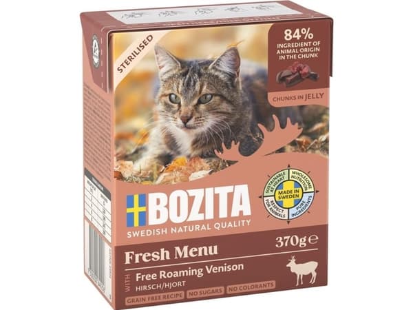Bozita Fresh Menu Sterilised dziczyzna 370g