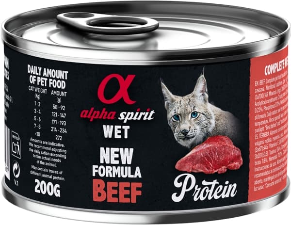 CAT Beef can, AlphaSpirit, 200 g