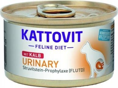 Kattovit KATTOVIT URINÆR Hermetisk kalvekjøtt 85g til katt