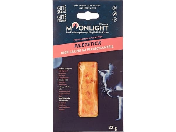 Moonlight Filet z Łososia-przysmaki dla kota 22 g