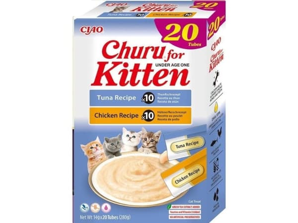 INABA CAT CHURU KITTEN VARIETY przysmak dla kota 20x14g (280g)