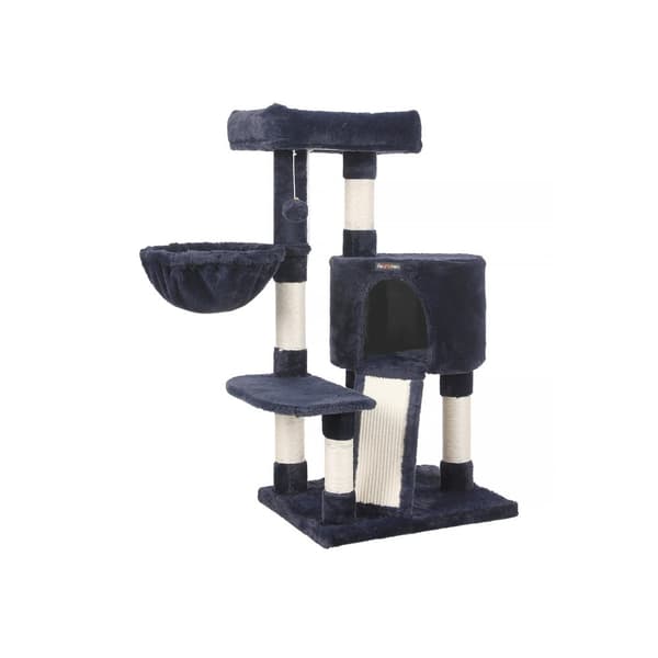 Kattetre med myk plysj 104 cm bl�