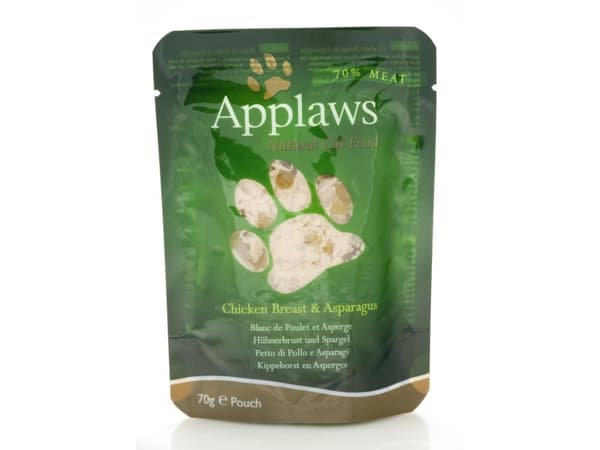 Applaws kattpåse Kyckling och sparris 70g