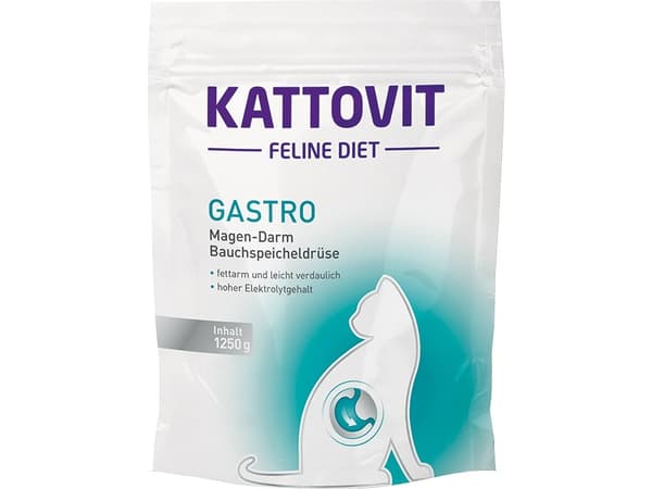 Kattovit Gastro 1,25 kg torrfoder för katter 1,25 kg Adult Vegetable