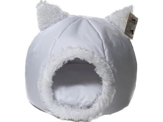 GO GIFT kennel katteseng - lysegrå - 40x40x34 cm