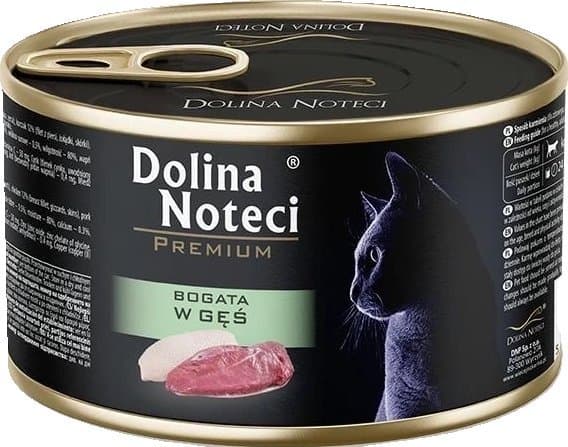 Dolina Noteci Premium Märkä kissanruoka Hanhi 185g