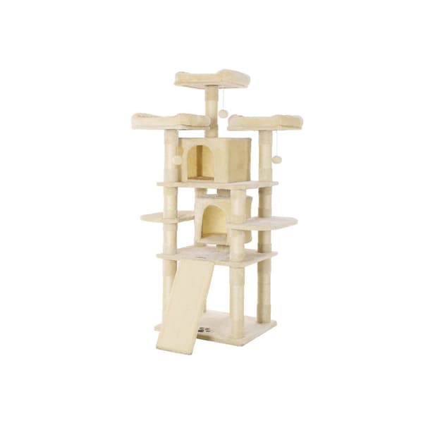 Stort kattträd 172 cm högt beige
