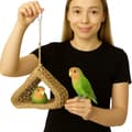 Miniatyrbillede 1 af 8: Skjulested for søgræs - Legetøj til små og mellemstore papegøjer