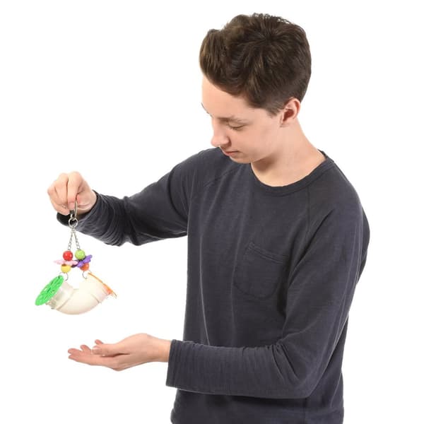 Mini rörmokare - en färgglad leksak för alla papegojor