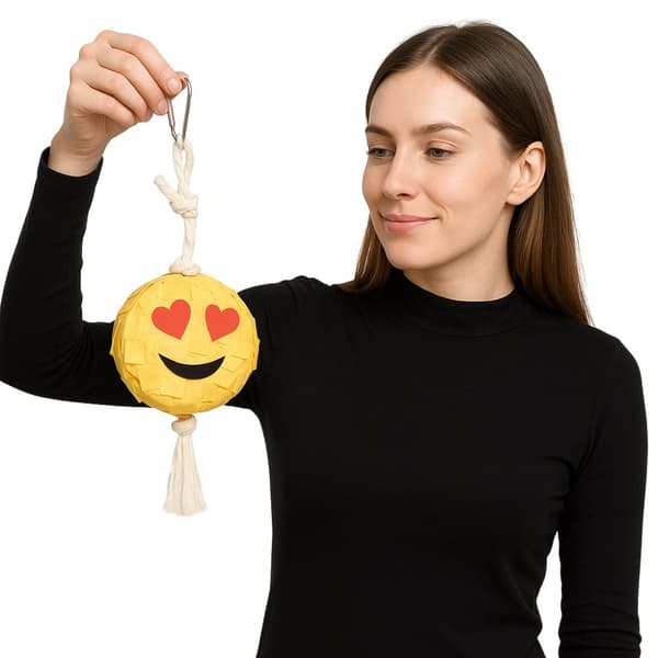 Dr. Smile! | Underbart glad leksak | Emoticon Piñata | för alla papegojor