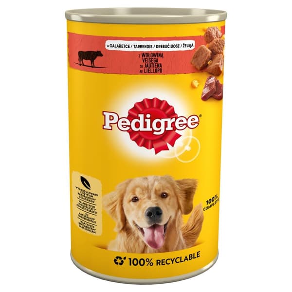 Wet food Pedigree Veal 1,2 kg