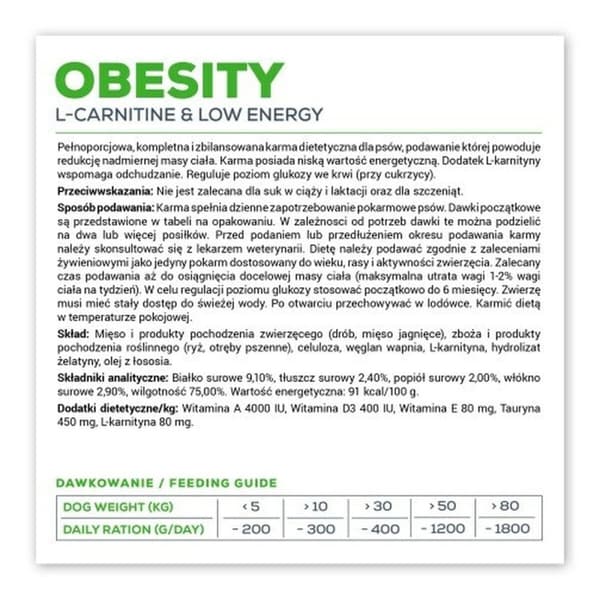 Wet food VETEXPERT Veterinary Diet Obesity Dog 400 g
