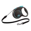 Miniatyrbillede 1 af 2: Dog Lead Flexi BLACK DESIGN 3 m Blue XS