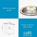 Miniatyrbild 5 av 6: Pet Water Fountain Catit White Plastic/Stainless steel