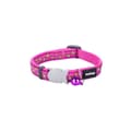 Miniatyrbild 2 av 4: Dog collar Red Dingo STYLE STARS LIME ON HOT PINK 15 mm x 24-36 cm