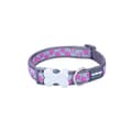 Miniatyrbillede 1 af 2: Dog collar Red Dingo STYLE HOT PINK ON COOL GREY 31-47 cm