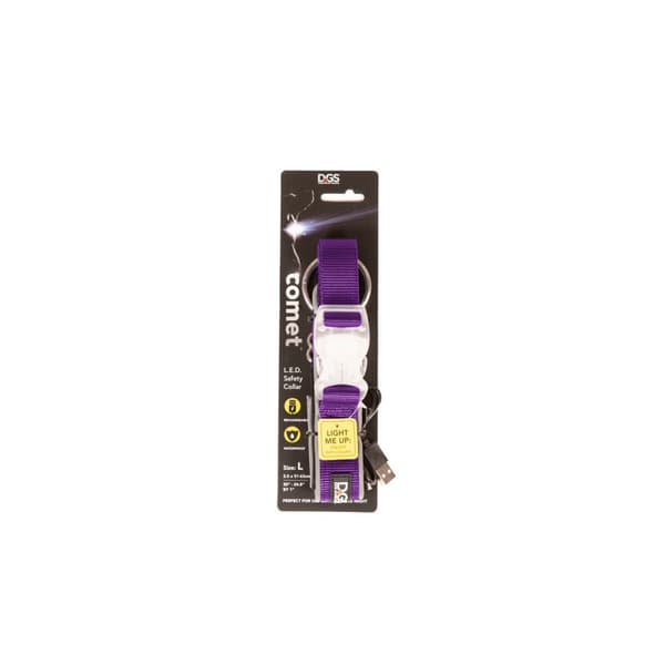 Dog collar Dog Gone Smart Purple L Light