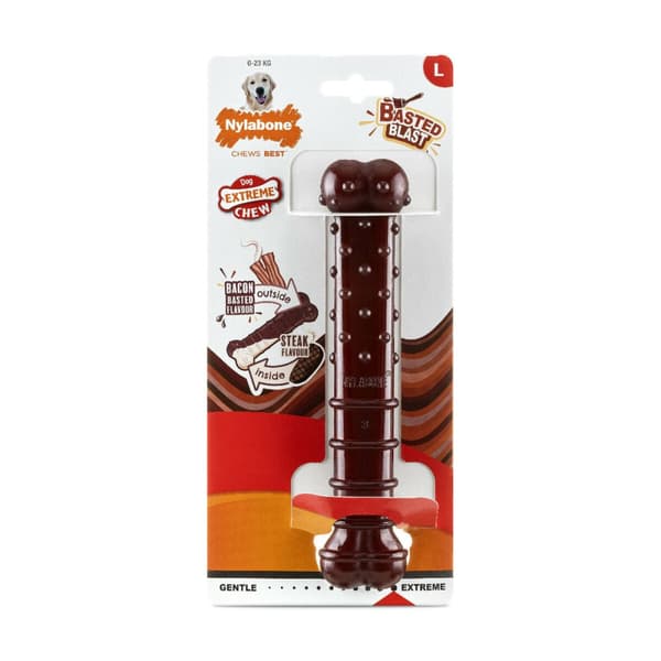 Bone Nylabone Brown Bacon L