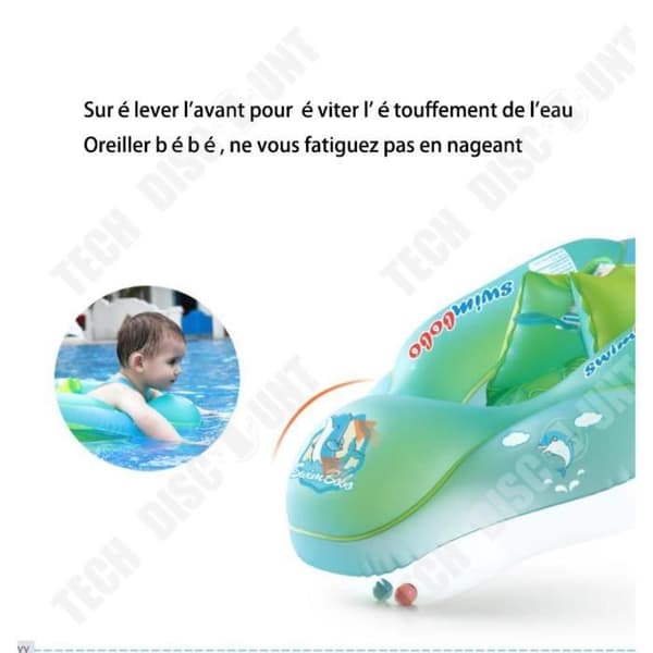 TD® babysimring anti-kvävning liggande ring baby anti-rotation axillär ring För baby 3-7 månader