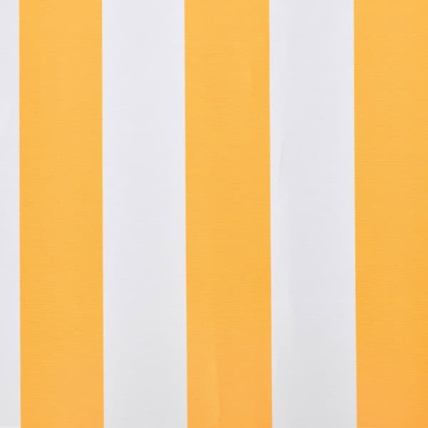 vidaXL Markiseduk 450x300 cm oransje og hvit