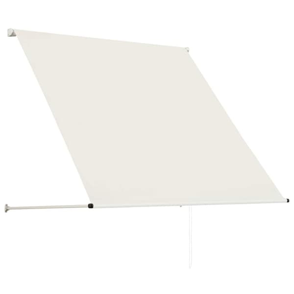 vidaXL foldemarkise 150x150 cm cremefarvet