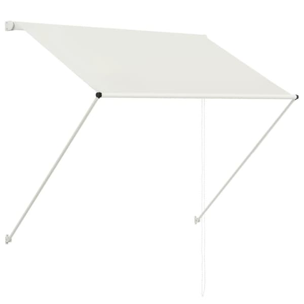 vidaXL Markis 150x150 cm gräddvit