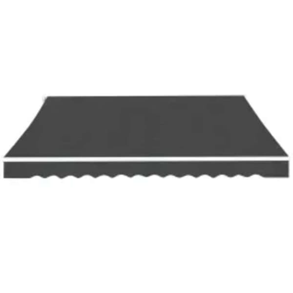 vidaXL Foldbar markise manuell 600 cm antrasitt