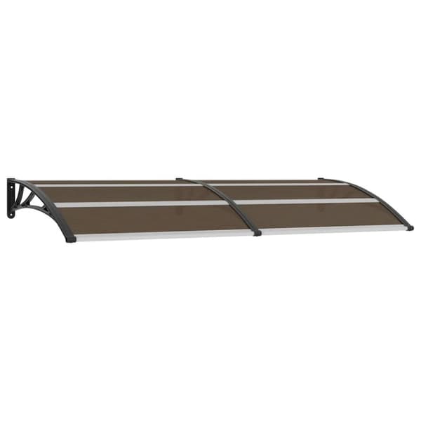 vidaXL dørbaldakin 240x100 cm polycarbonat sort