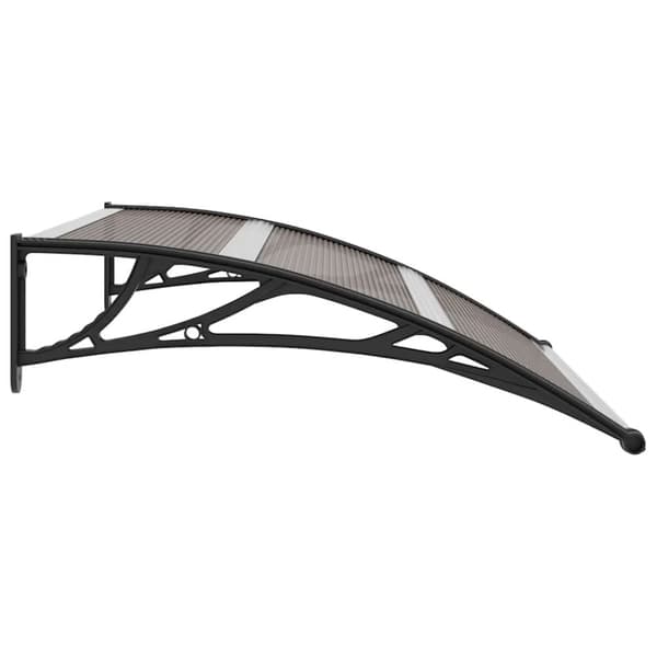 vidaXL dørbaldakin 120x100 cm polycarbonat sort