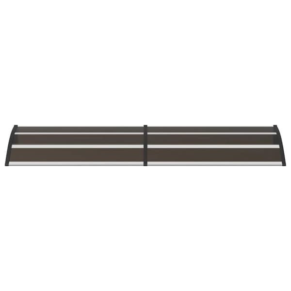 vidaXL Skjermtak svart 240x75 cm PC