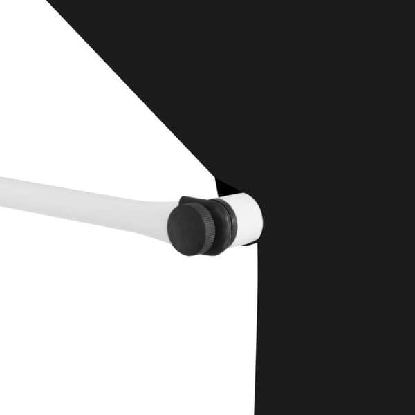 vidaXL Markis manuellt infällbar 100 cm antracit