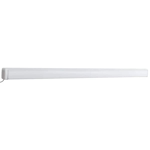 vidaXL kassettemarkise m. motor 500x300 cm blå og hvid
