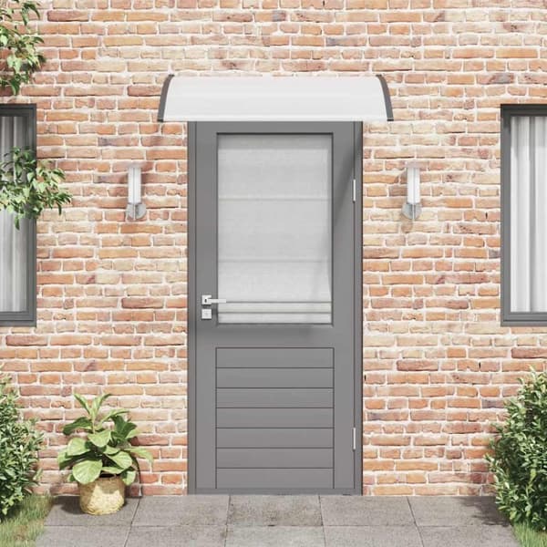 vidaXL Entrétak svart och transparent 120x75 cm PC