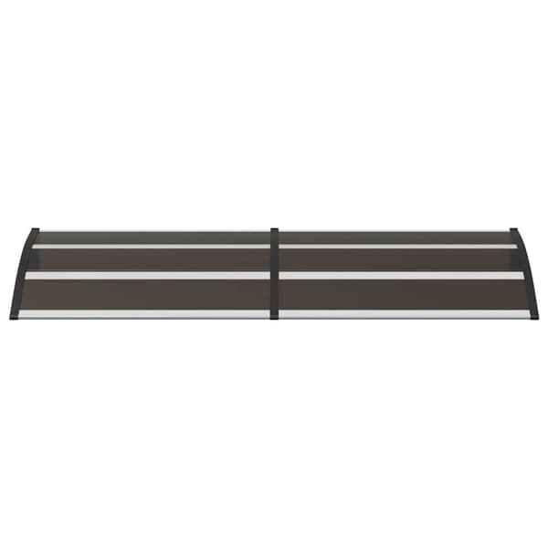 vidaXL dørbaldakin 200x75 cm polycarbonat sort