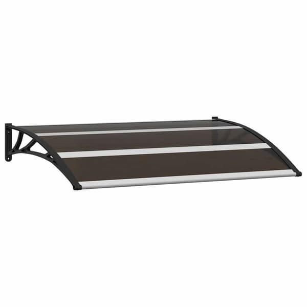 vidaXL Entrétak svart 120x75 cm PC