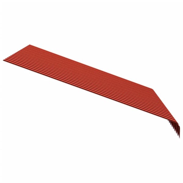 vidaXL Markiseduk oransje og brun 300x250 cm