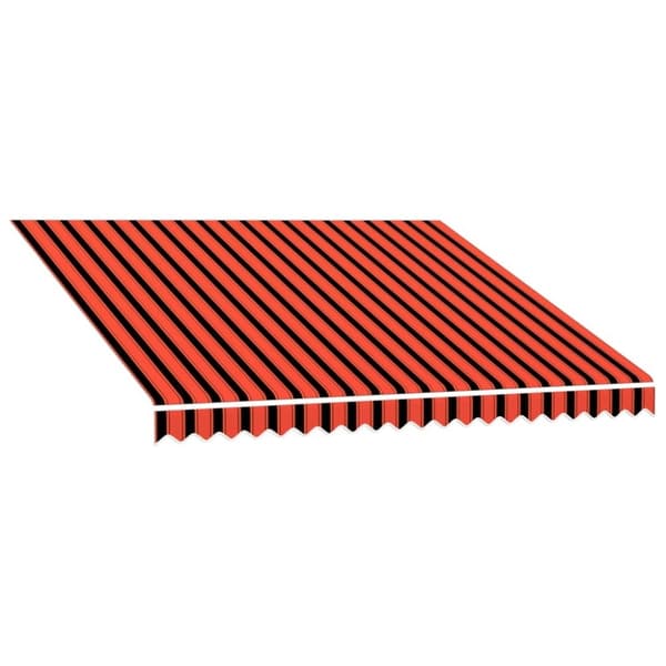 vidaXL Markiseduk oransje og brun 300x250 cm