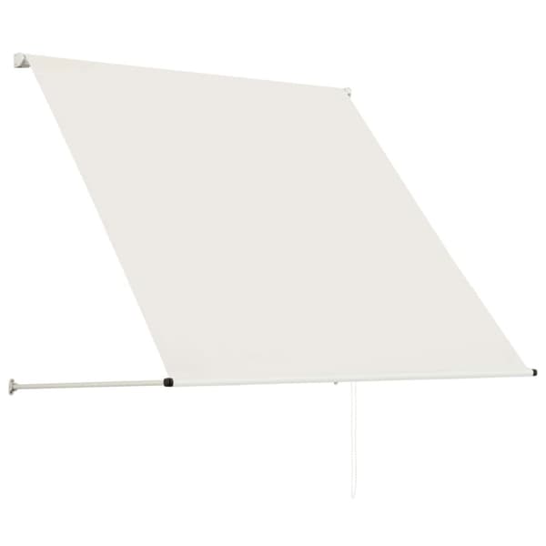 vidaXL Sisäänkelattava markiisi 100x150 cm kerma
