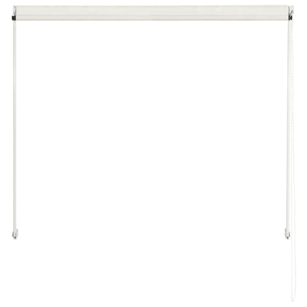 vidaXL Uttrekkbar markise 100x150 cm kremhvit