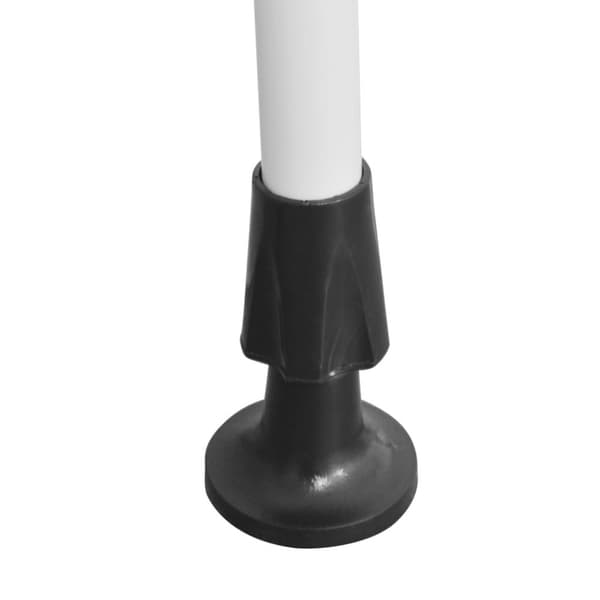 vidaXL Manuell uttrekkbar markise 100 cm oransje og hvite striper