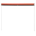 Miniatyrbild 4 av 7: vidaXL Markis 350x150 cm orange och brun
