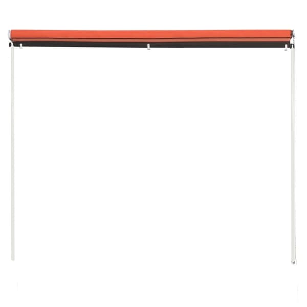 vidaXL Markis 350x150 cm orange och brun