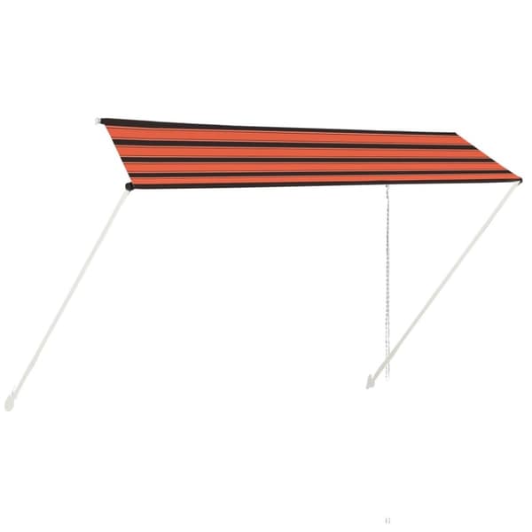 vidaXL Markis 350x150 cm orange och brun