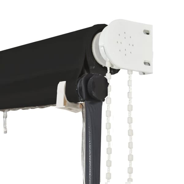 vidaXL Markis med LED 350x150 cm antracit