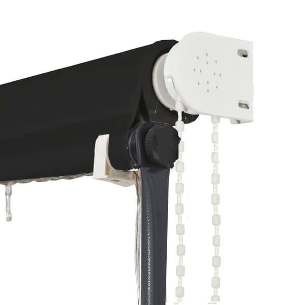 vidaXL foldemarkise med LED 250x150 cm antracitgrå