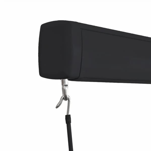 vidaXL Manuell kassettmarkise 450x300 cm blå og hvit