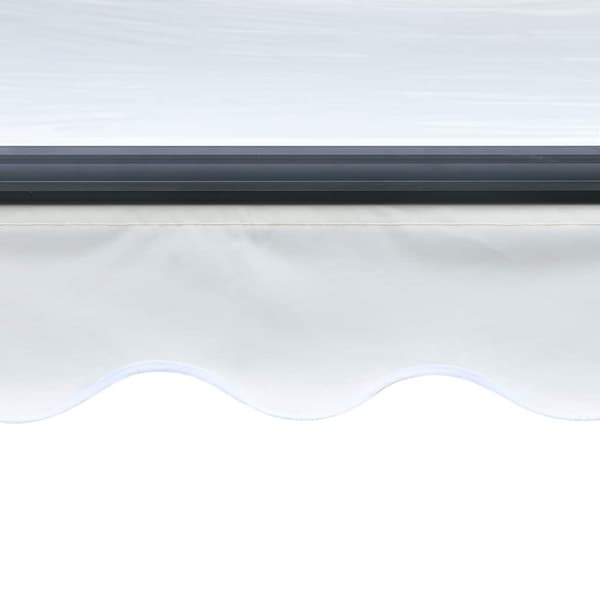 vidaXL markise m. LED-lys 300x250 cm manuel betjening cremefarvet