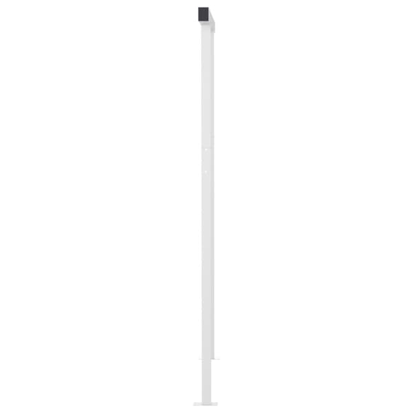 vidaXL Automatisk markise med vindsensor og LED 4x3,5 m gul og hvit