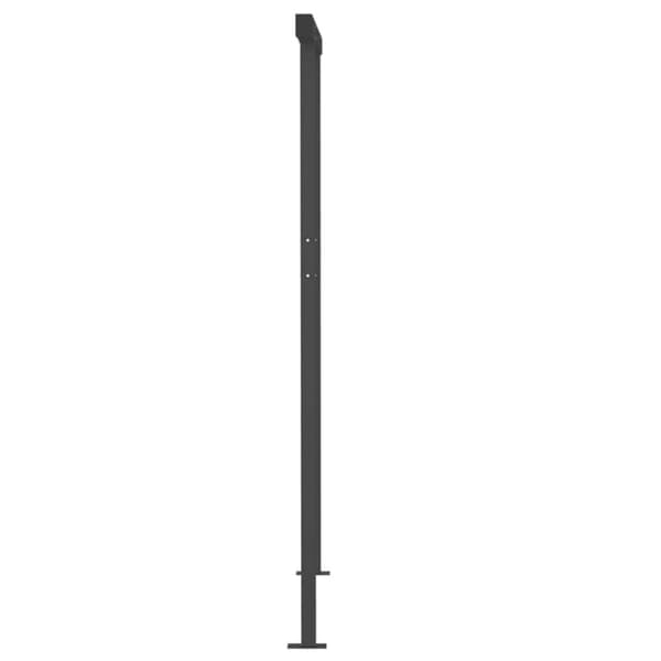 vidaXL markise m. LED-lys 3x2,5 m manuel betjening cremefarvet