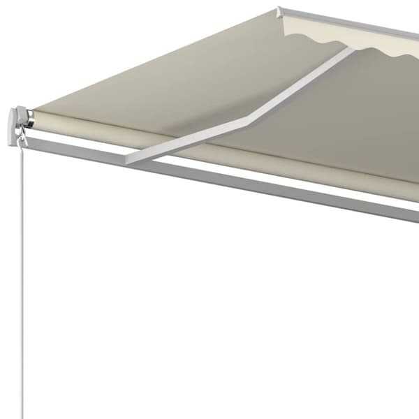 vidaXL Automaattisesti kelattava markiisi tolpilla 4x3 m kerma